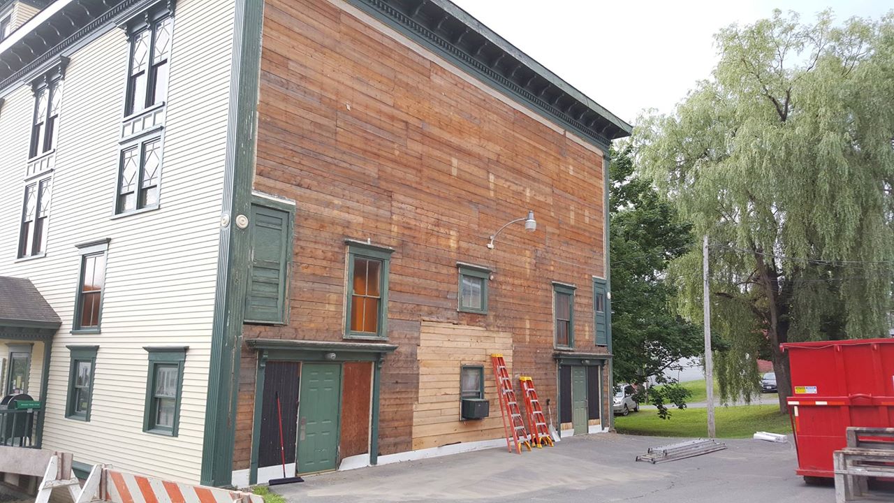 Siding Project for the Sangerville Town Hall in Maine
